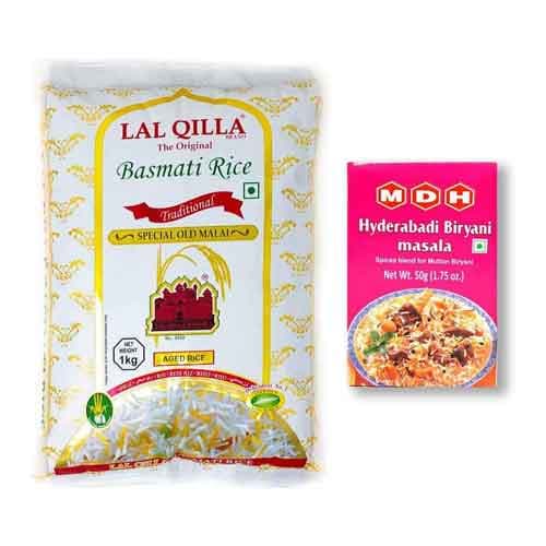 Lal Qillaバスマティ+ MDHビリヤニマサラ セット
