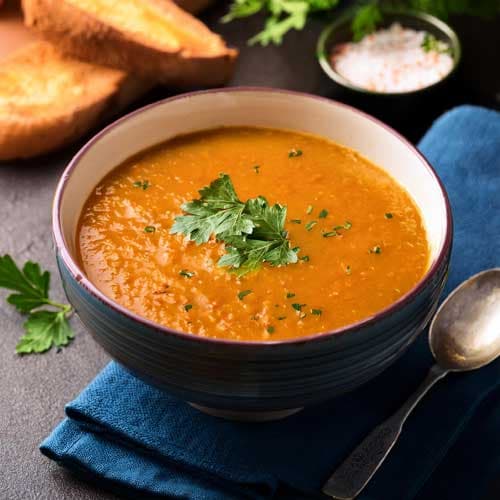 レッドレンズ豆のスープ